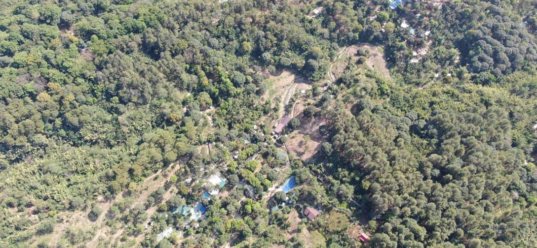This undated handout photo shows resorts built inside the Upper Marikina River Basin Protected Landscape. Masungi Georeserve