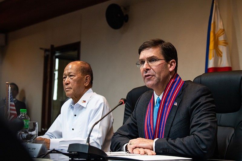 Pentagon chief sees VFA termination as 'wrong direction' for Philippines, region