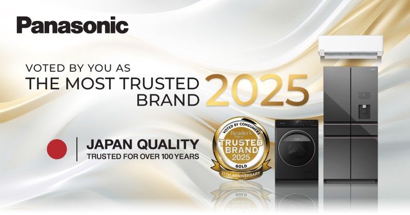 Panasonic bags 3 Golds at 2025 Reader’s Digest Trusted Brand AwardsÂ