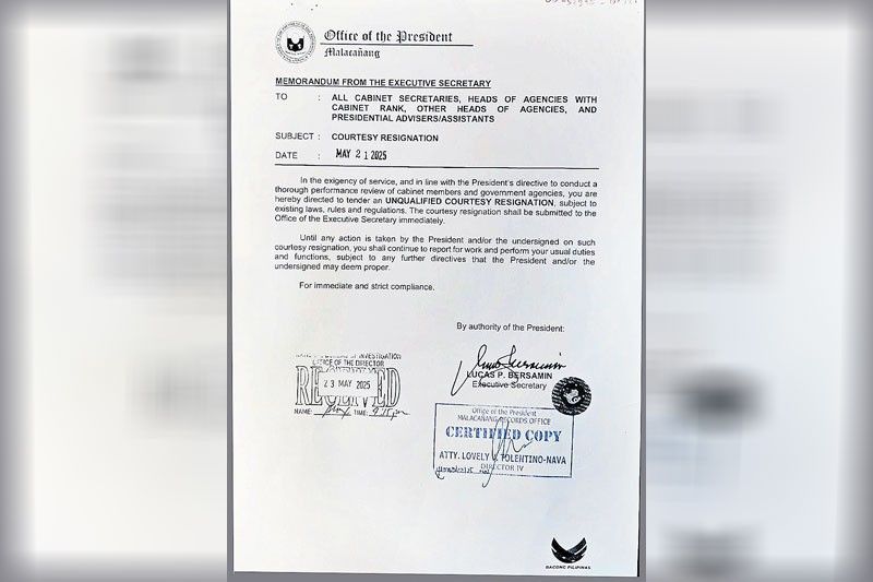 Marcos quit call expanded to all government agency heads
